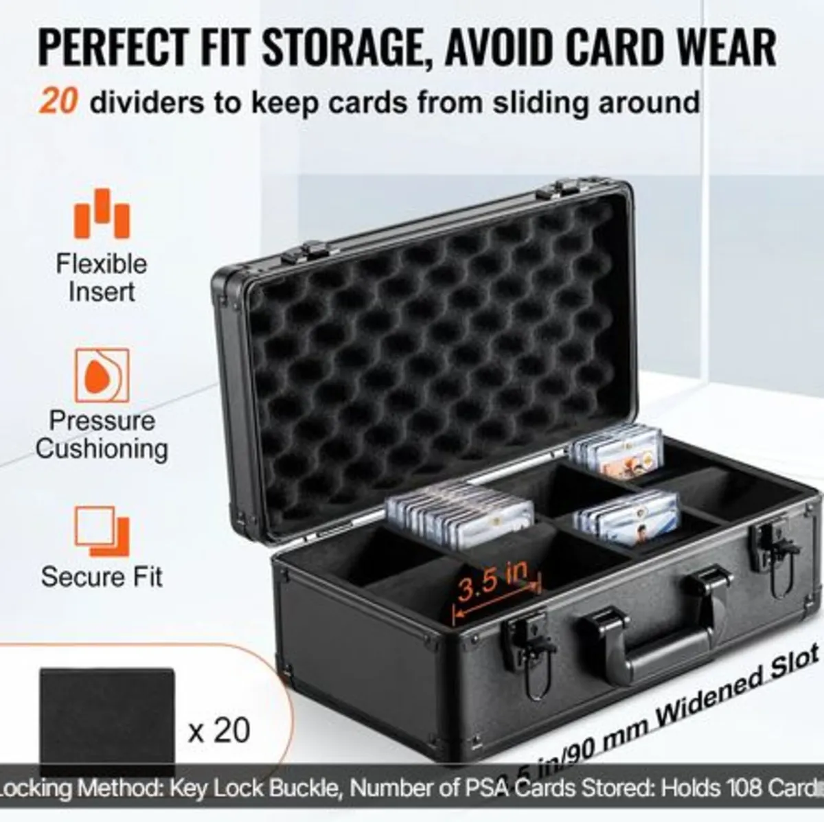 Graded Card Storage Box, 4 Slots, Graded Sports - Image 4