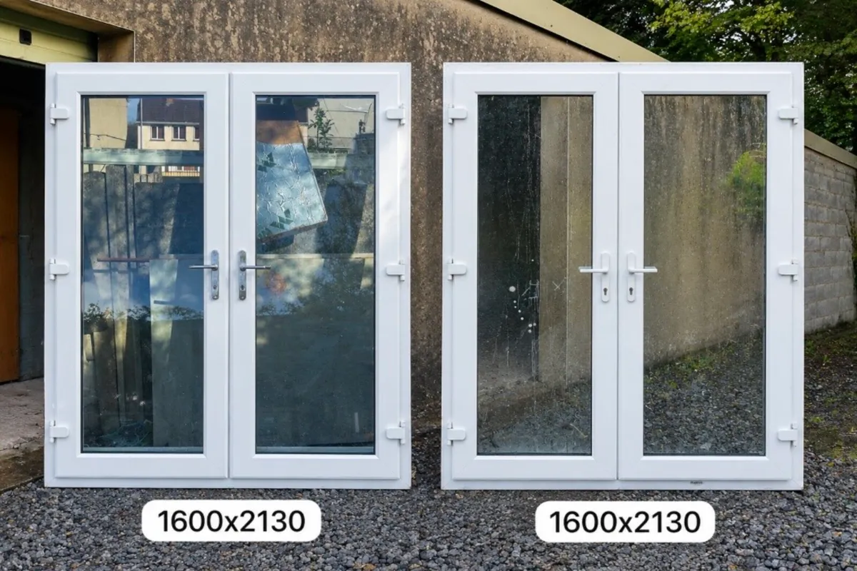2 UPVC FRENCH DOORS HIGH QUALITY