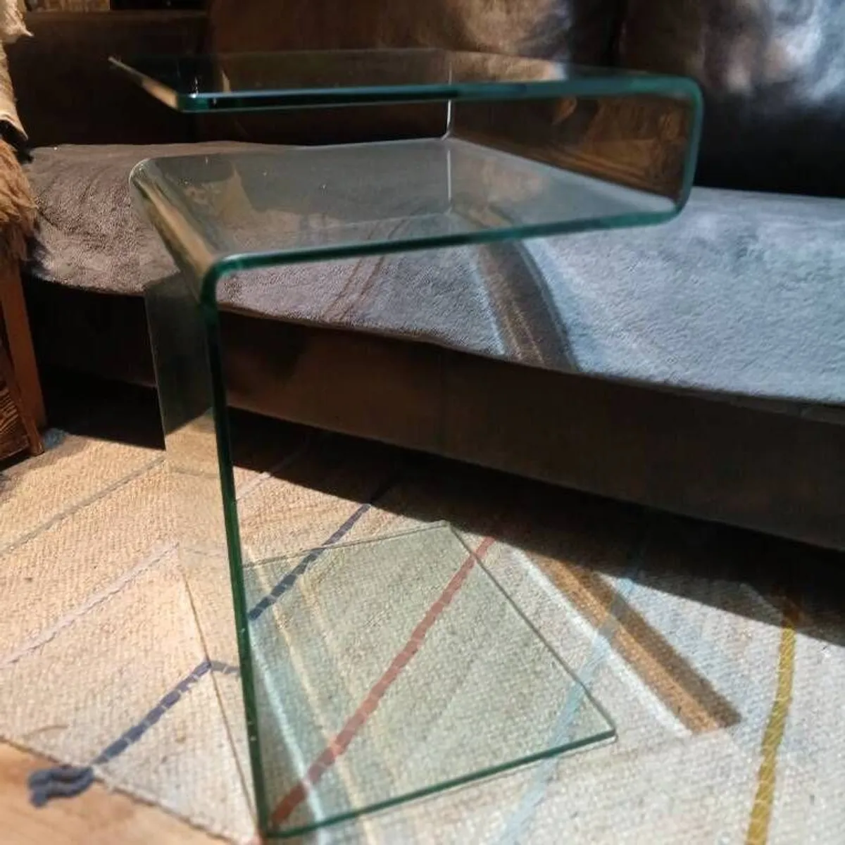 Rare glass table for sale - Image 1