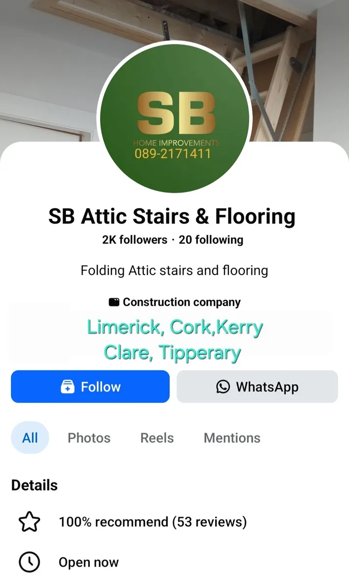 Attic stairs, limerick, cork, kerry, Clare,Tipp. - Image 2