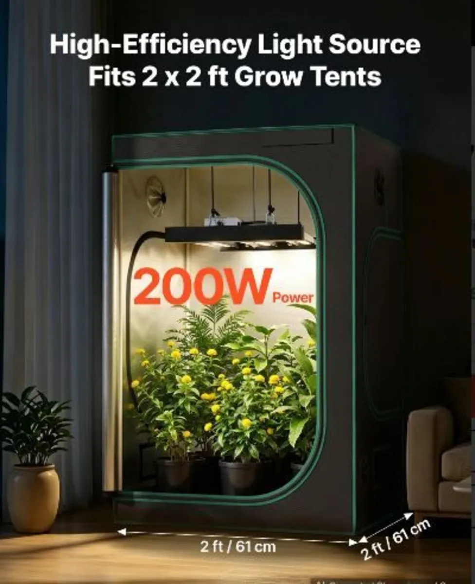 LED Grow Light 200W Full Spectrum - Image 2