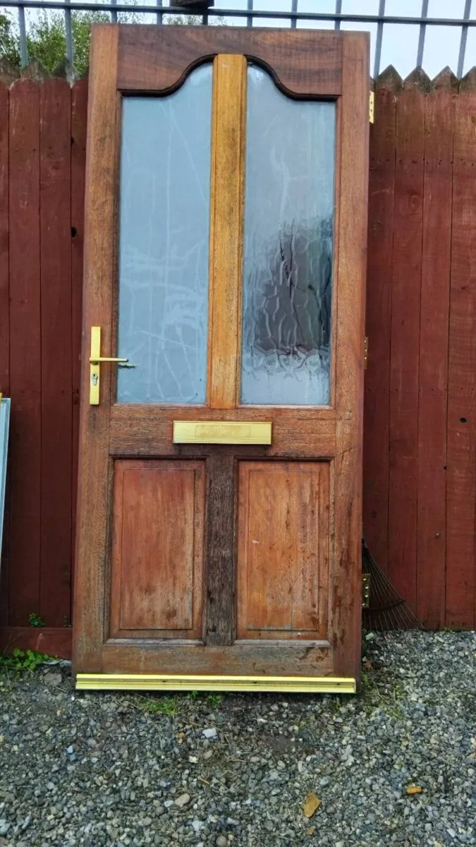 Teak door - Image 1