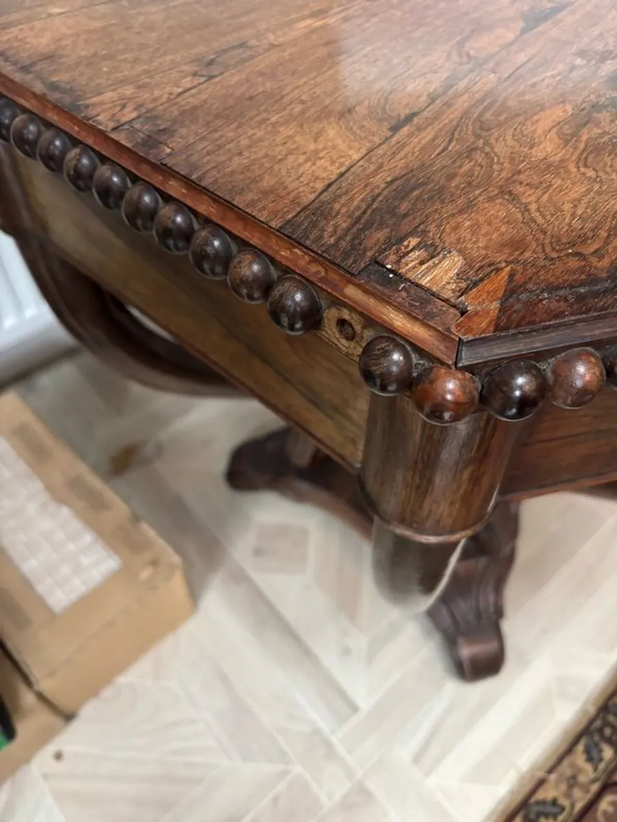 High value Georgian Rosewood Table (rare) - Image 4