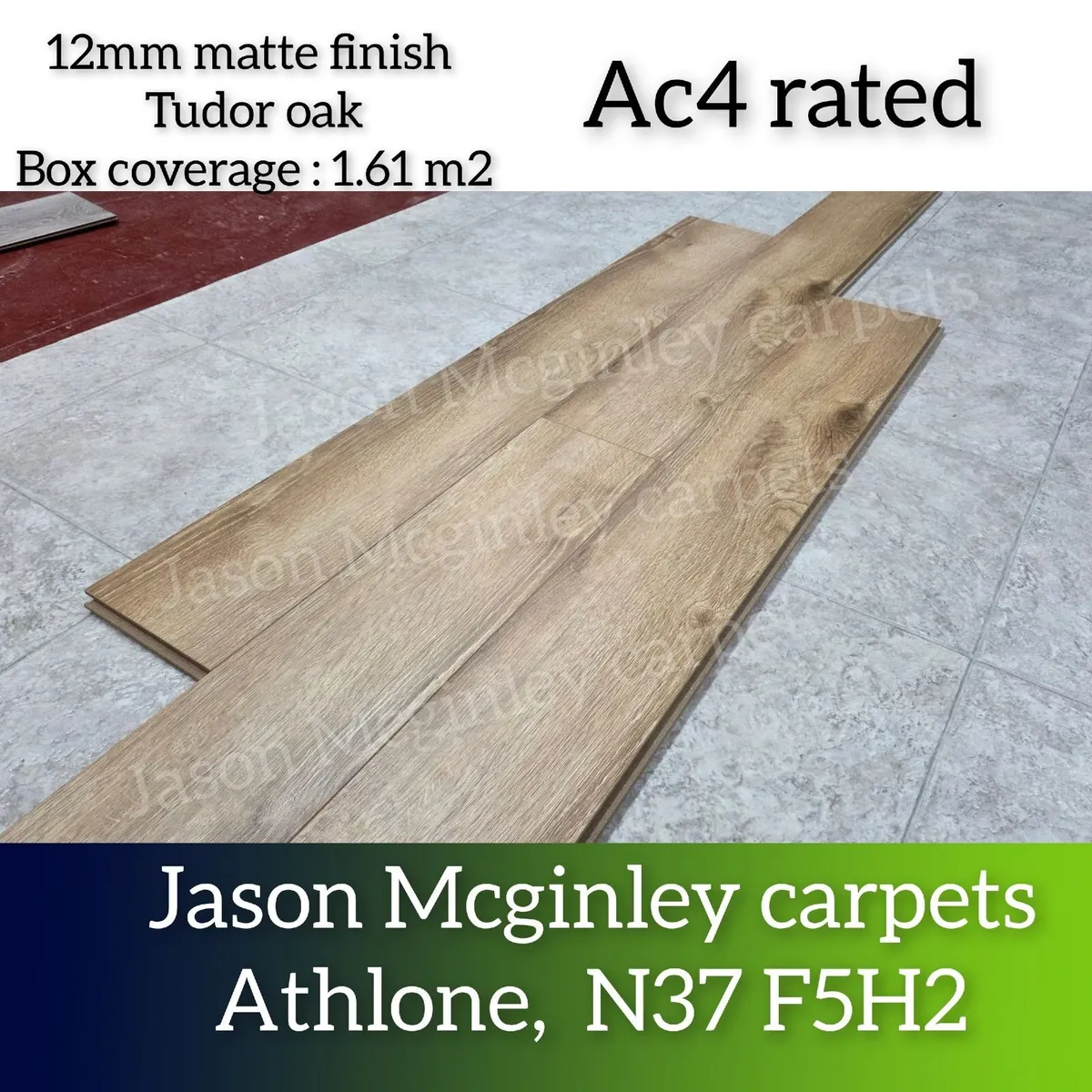 Tudor Oak 12mm Laminate Flooring - Image 3