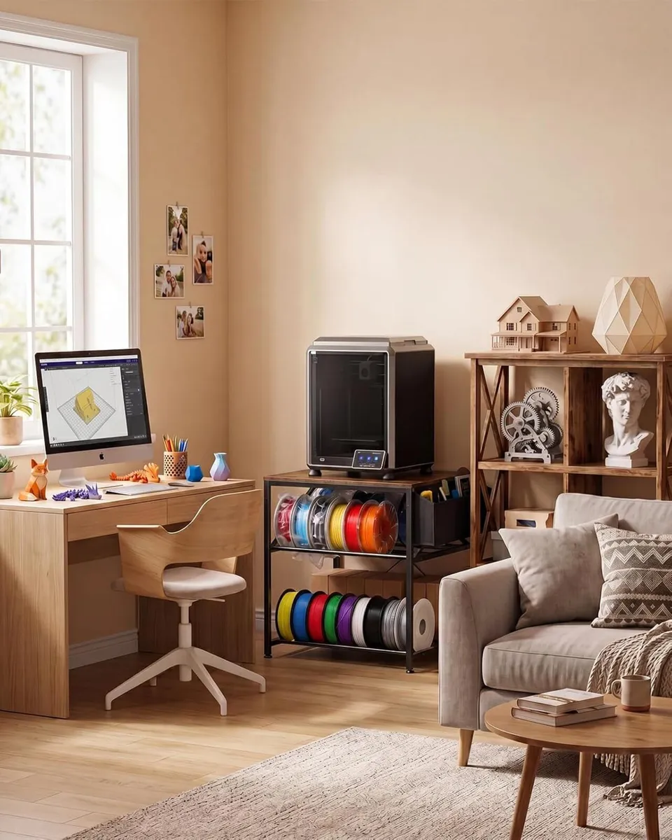 3d Printer Stand with Filament Storage Rack - Image 2