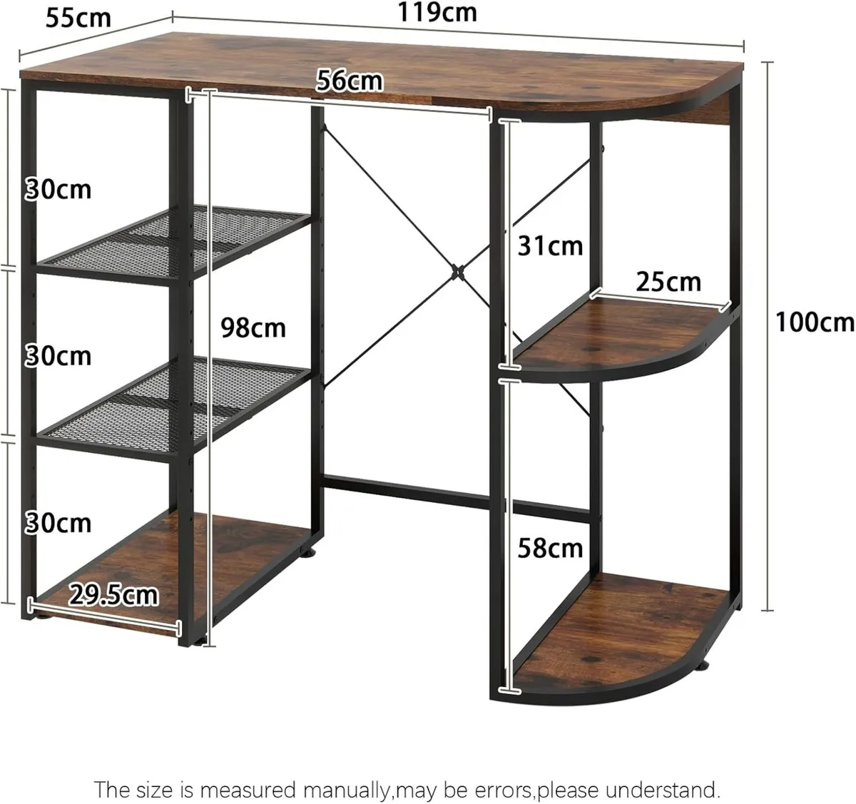 Mini Fridge Cabinet with Storage for Home Dorm - Image 2