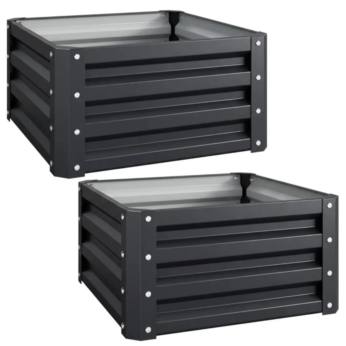 Set of 2 Raised Garden Bed, Outdoor Elevated Galva - Image 1