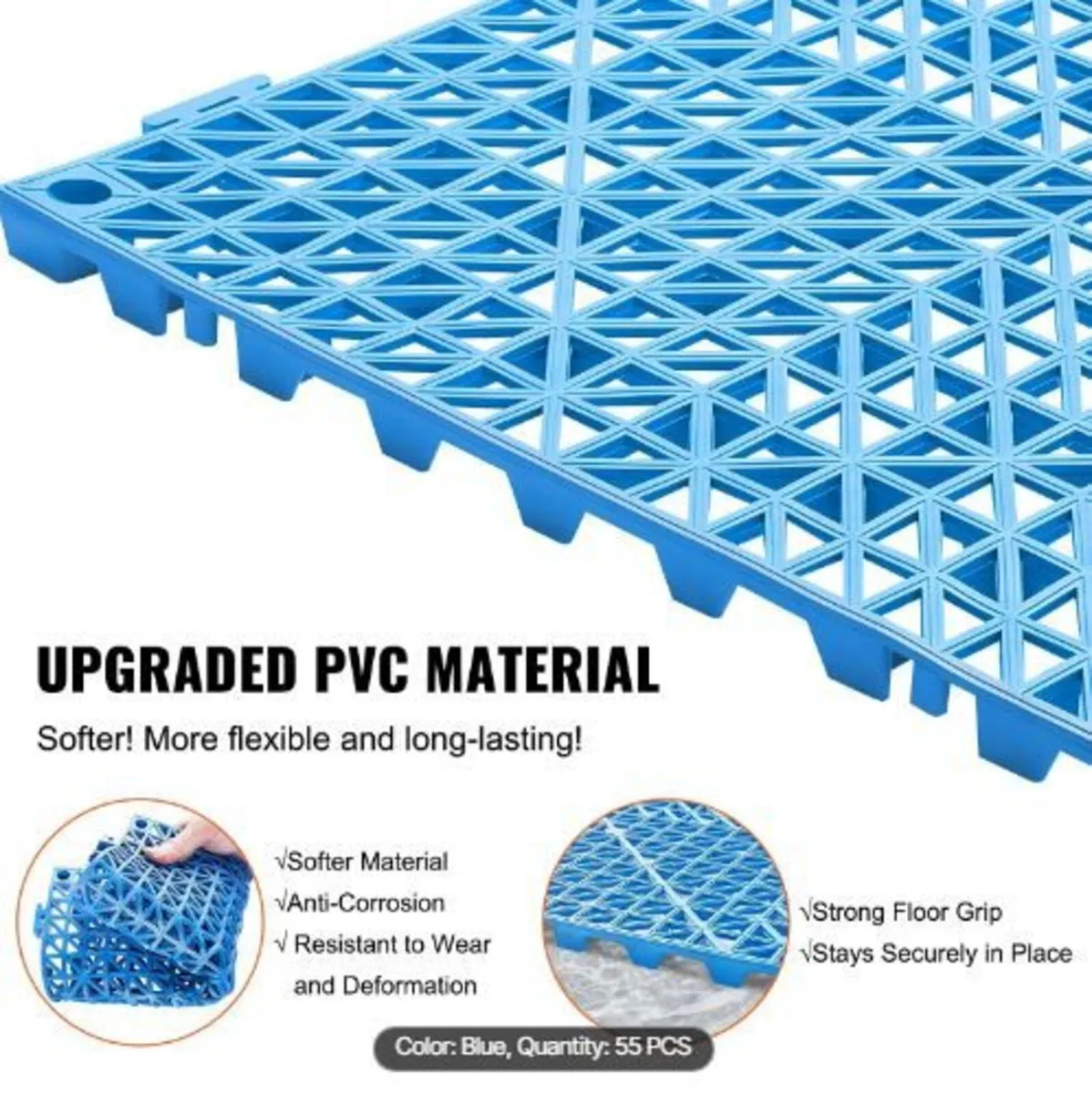 Modular Interlocking Cushion, 55 Pack 30 x 30 cm - Image 2