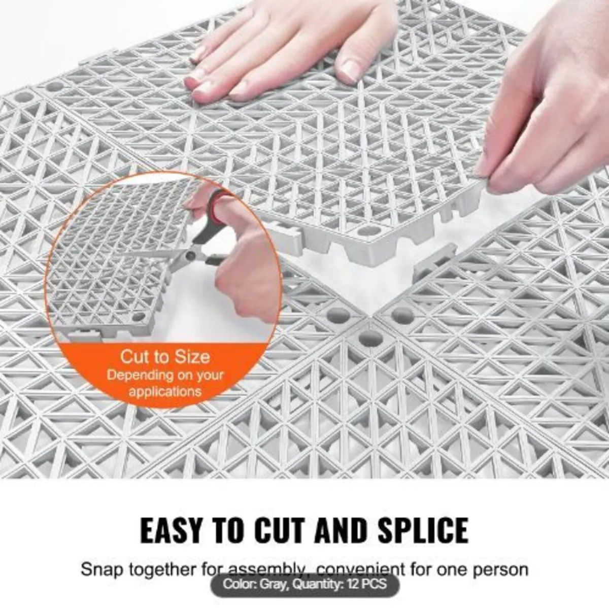 Interlocking Drainage Floor Mat 30.5 x 30.5 cm - Image 2