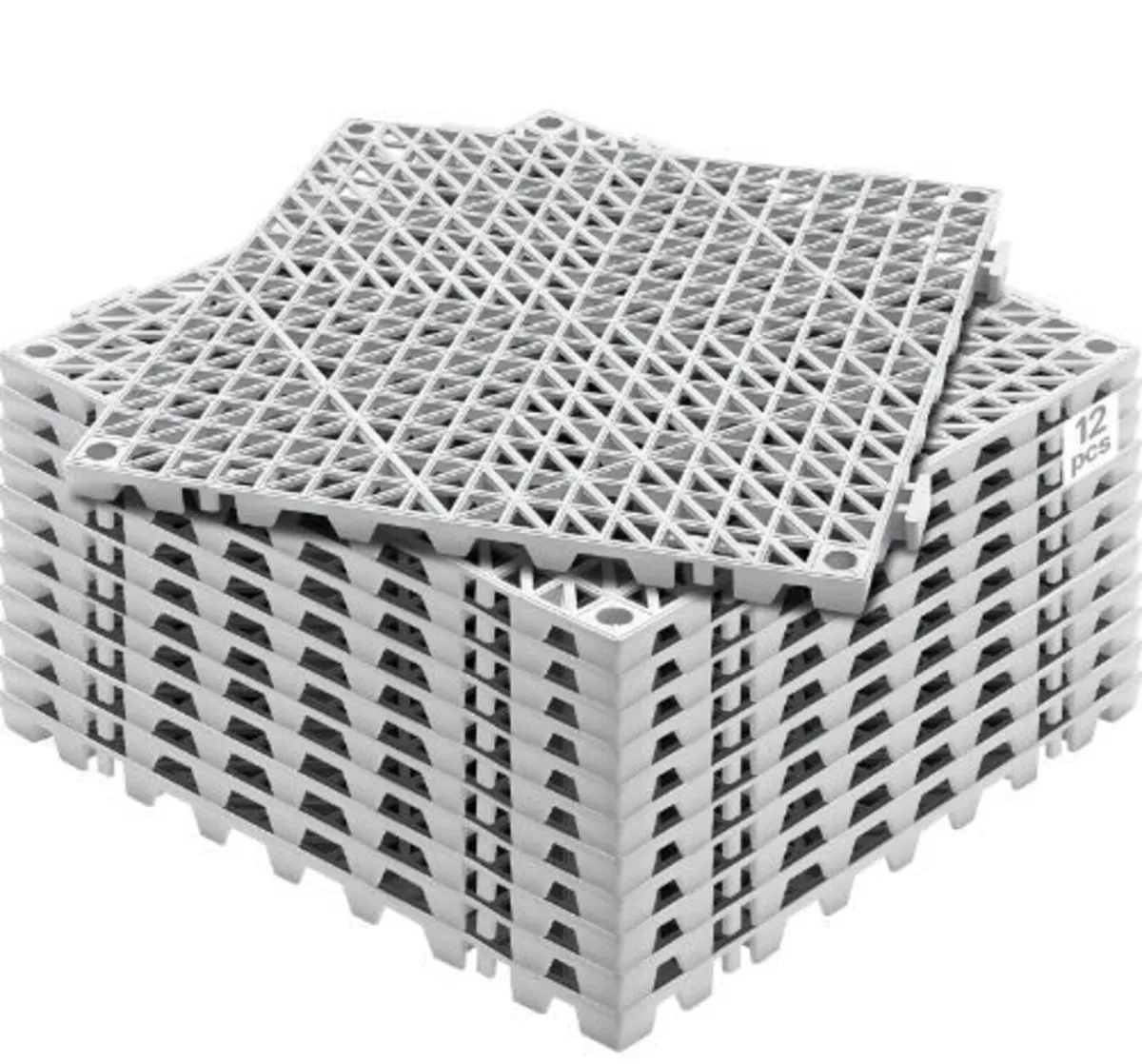 Interlocking Drainage Floor Mat 30.5 x 30.5 cm - Image 1