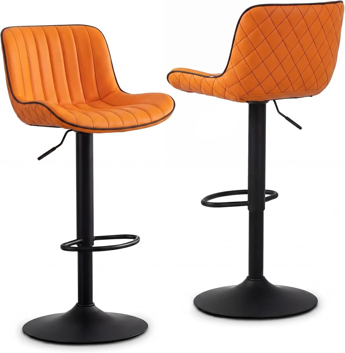 Bar Stools Modern Counter Height (Set of 2) - Image 3