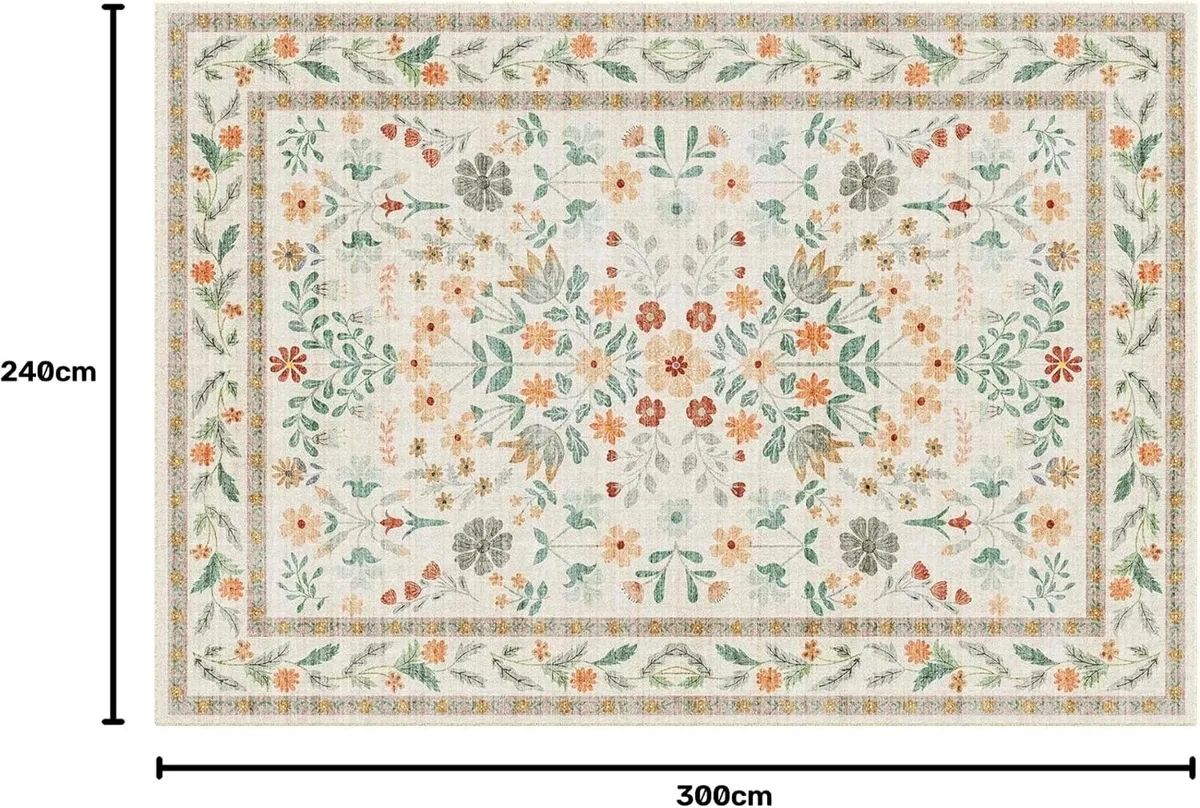 Rugs Living Room Vintage Floral Rug - Image 2