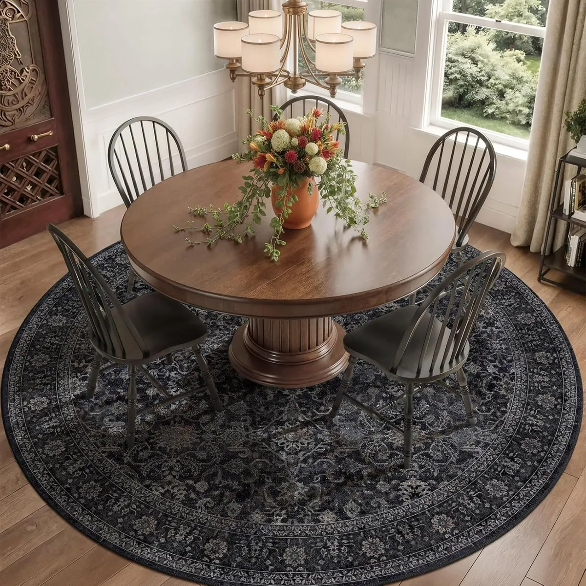 Large Round Area Rugs for Living Room 8FT - Image 3