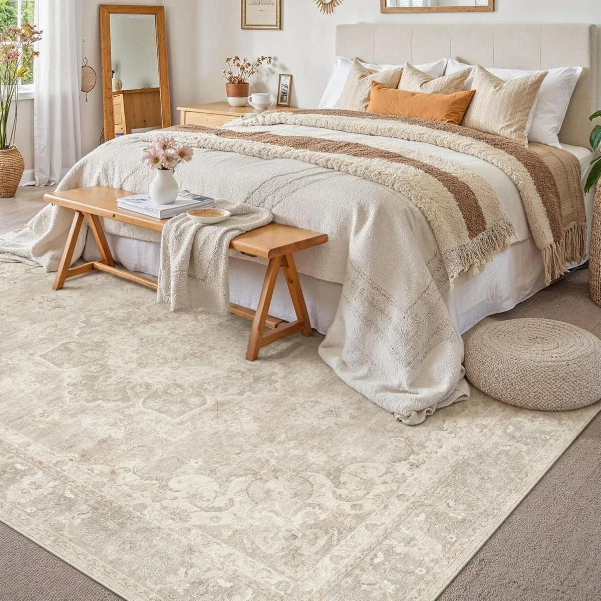 Vintage Rugs Living Room Area Rug - Image 3