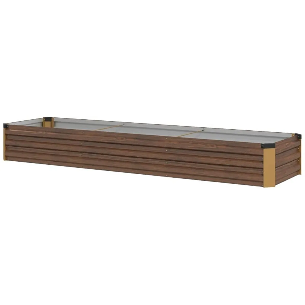 405L Outdoor Raised Garden Bed, Galvanized Steel B - Image 1