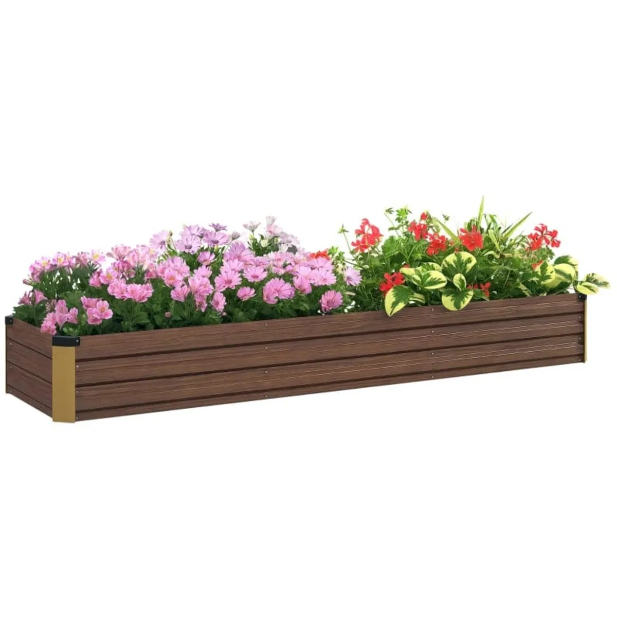 405L Outdoor Raised Garden Bed, Galvanized Steel B - Image 2