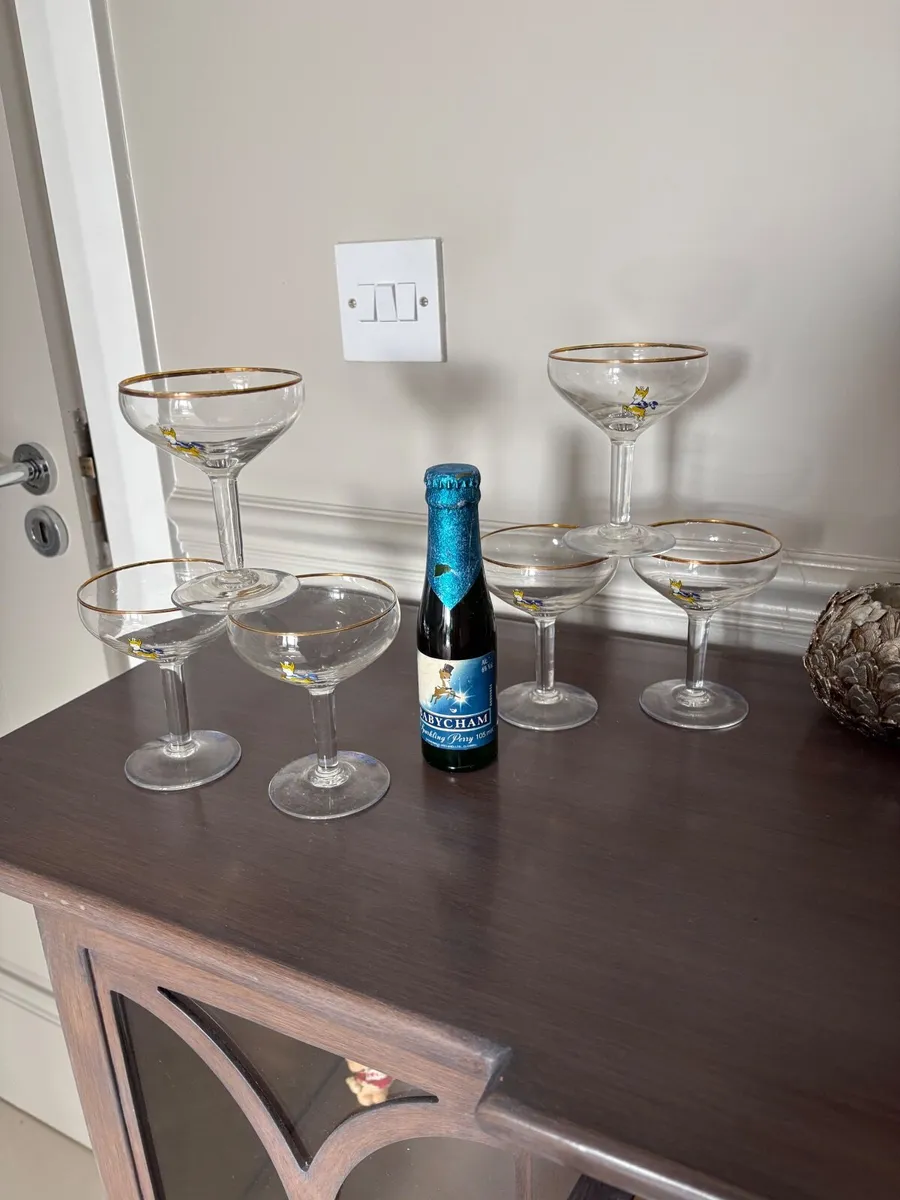Babycham glasses - Image 1
