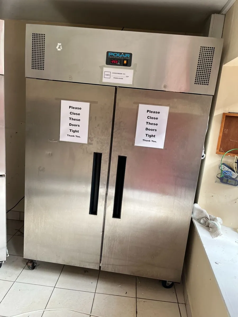 Catering double freezers - Image 1