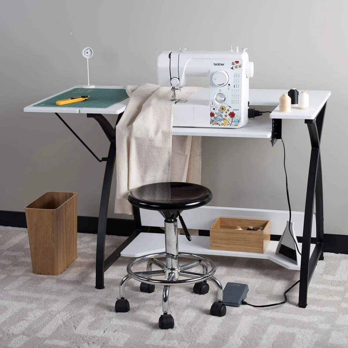 Sewing Table Alloy Steel 45.5" W X 23.5" - Image 2