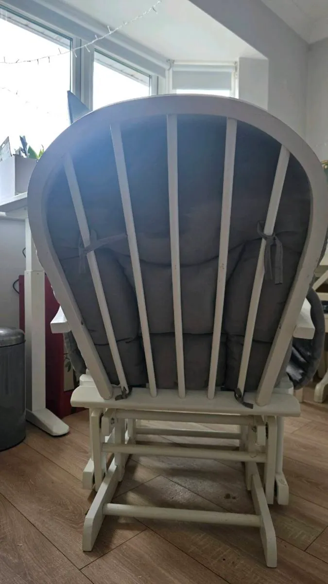 Reclining Glider Chair and Footrest - Image 2