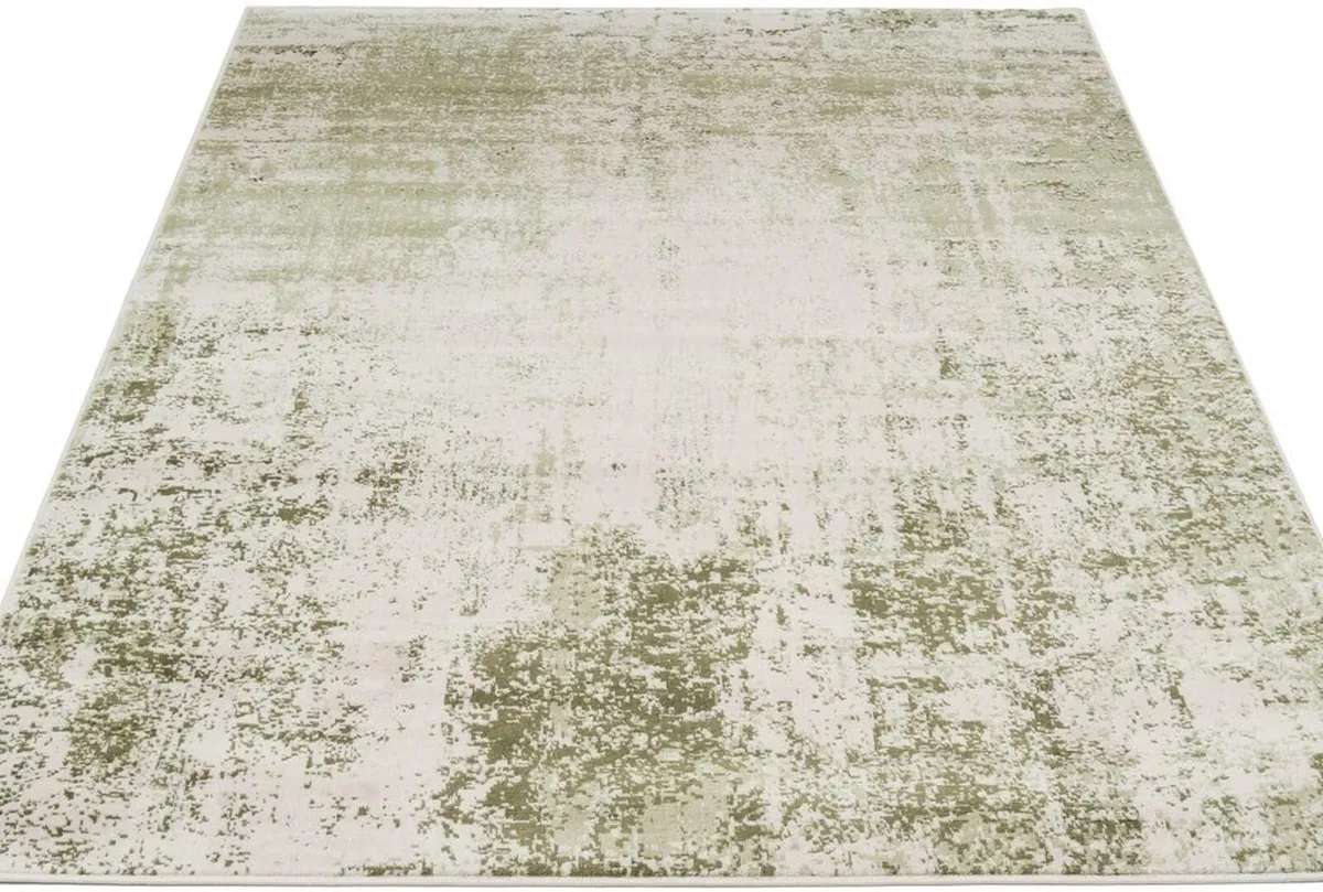 Modern Distressed Abstract Living Room Area Rug - Image 2