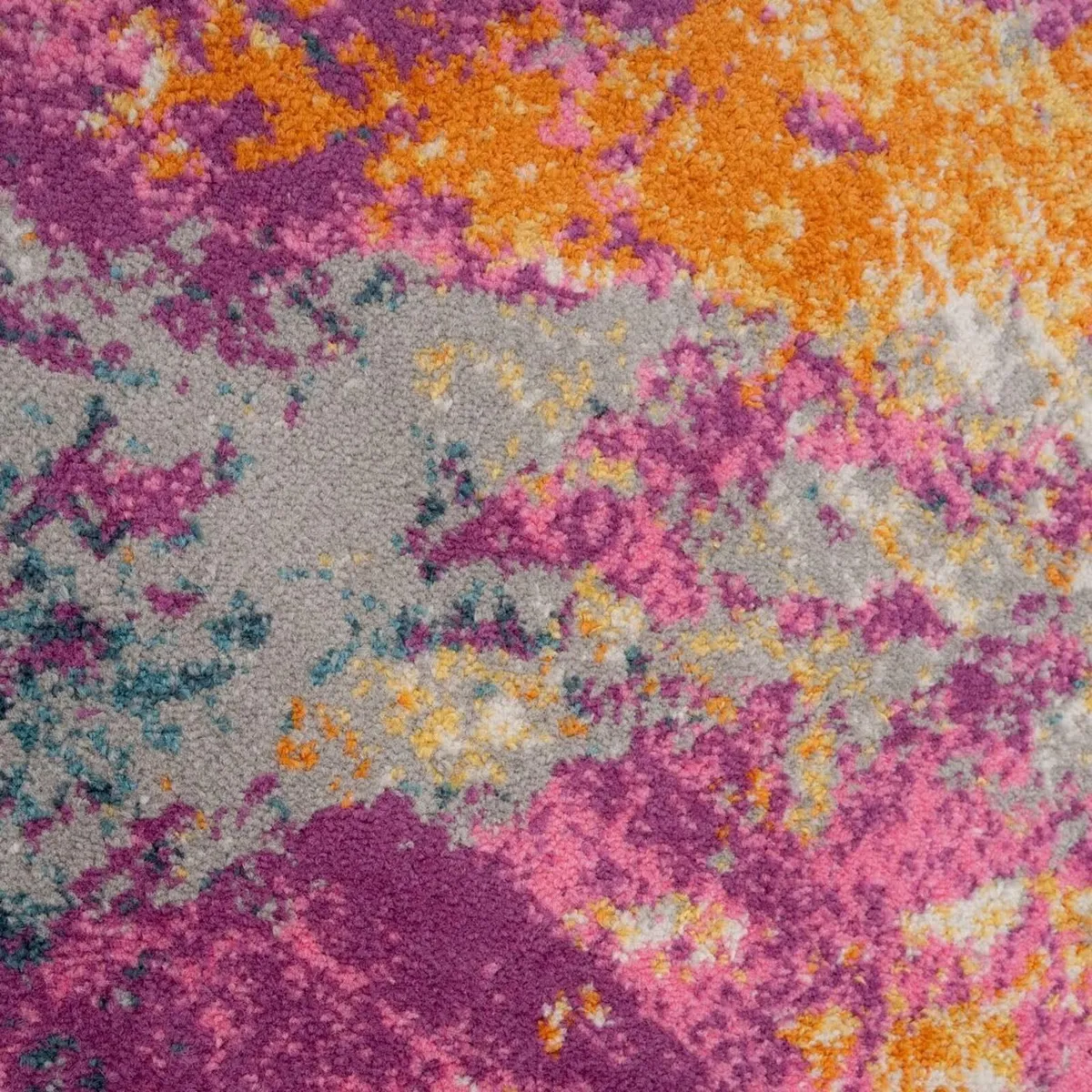 Rug Kids Bedroom Teens Colour Splash Hot Sheen - Image 3