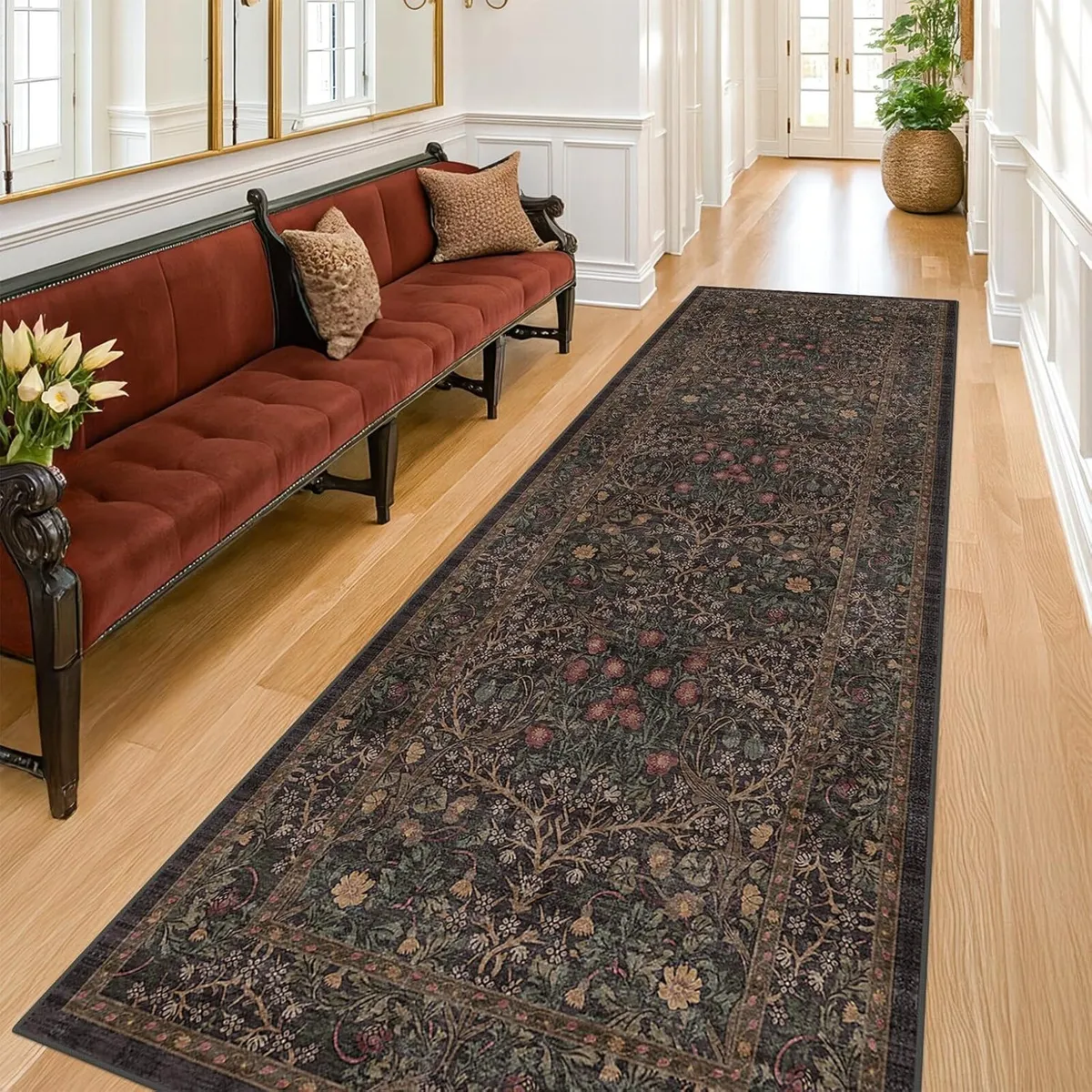 2'6" X 8' Runner Rug for Hallways Non Slip - Image 1