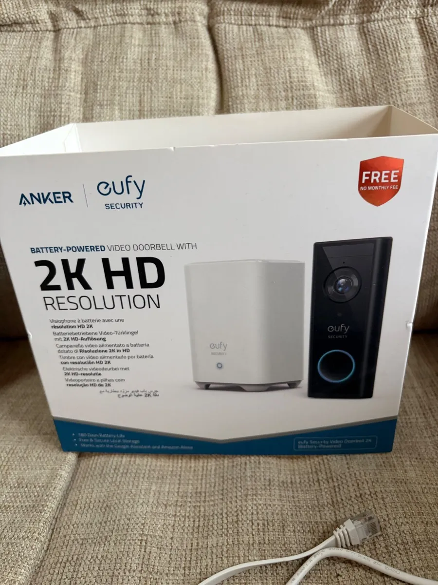 Eufy Video Doorbell 2K (Battery-Powered)  withHome - Image 1