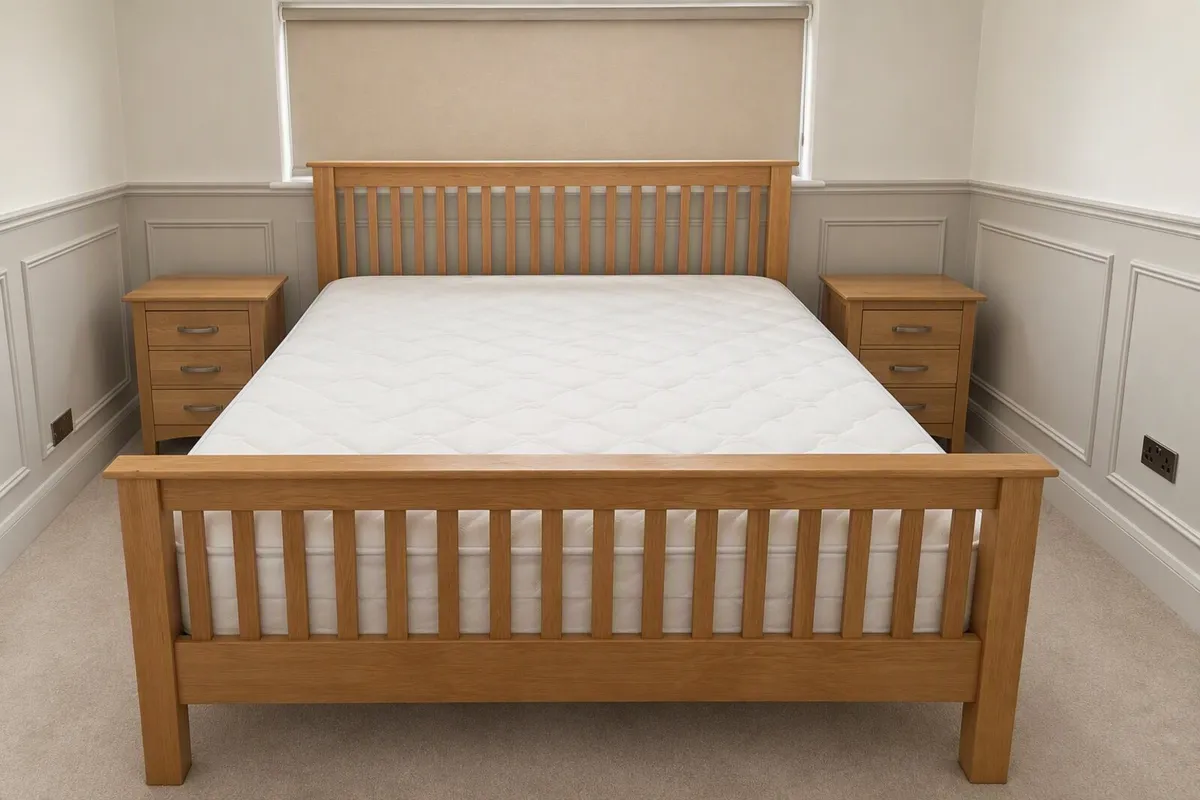 FREE: Double bed and 2 bedside tables