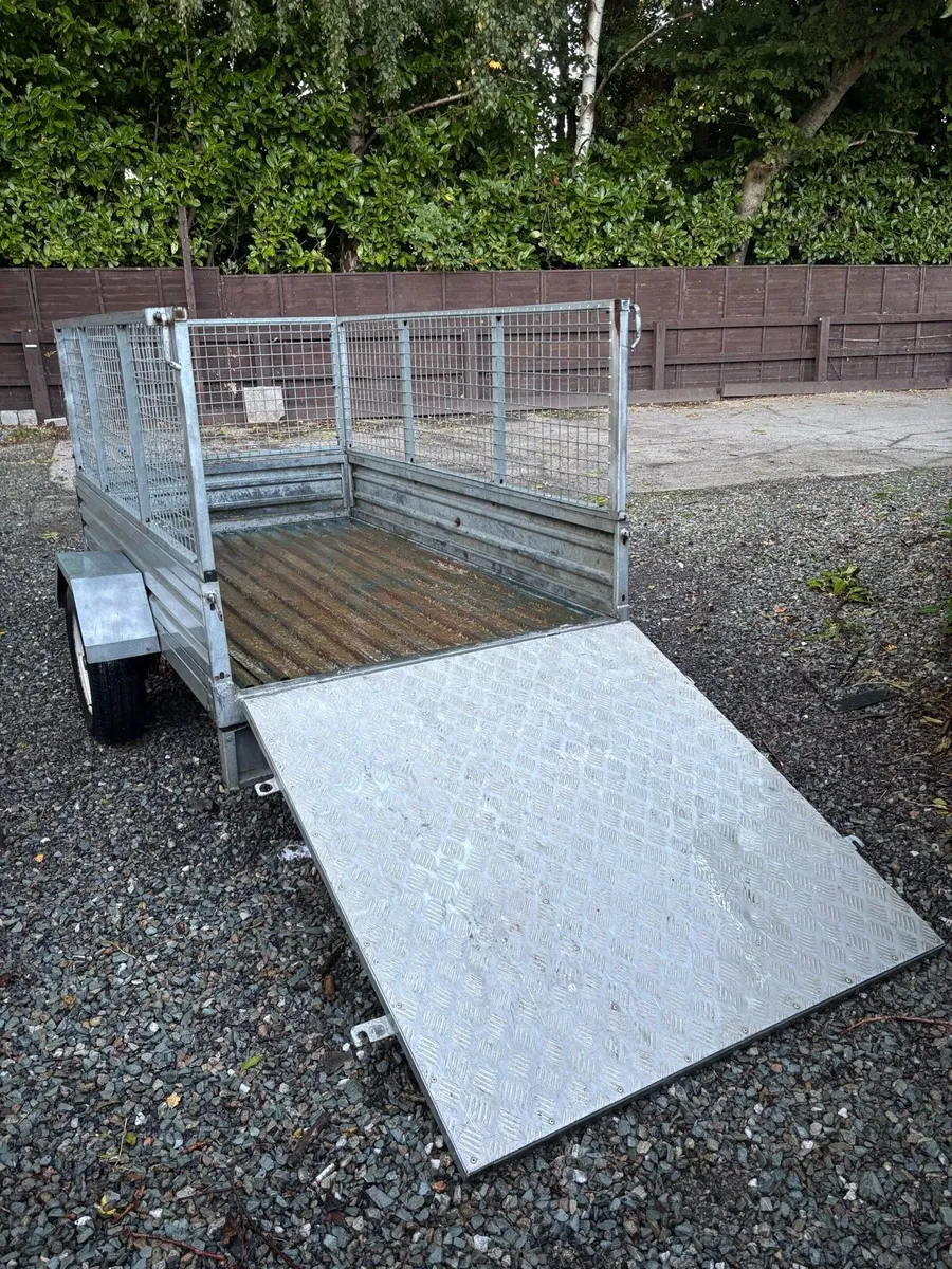 Jefferson 7x4 Single Axle with Mesh & Ramp - Image 4