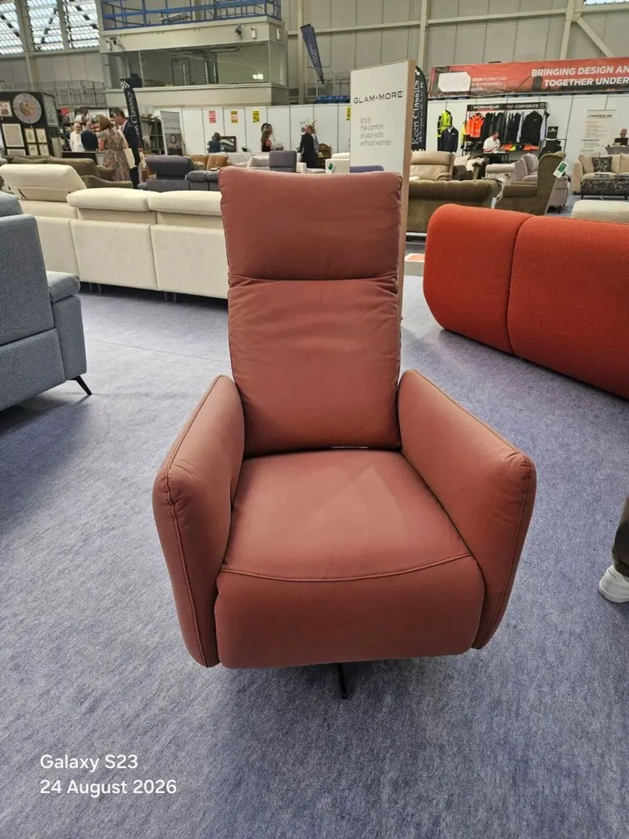 GENT- Swivel Recliner Armchair in 2 modes by Glamo - Image 1