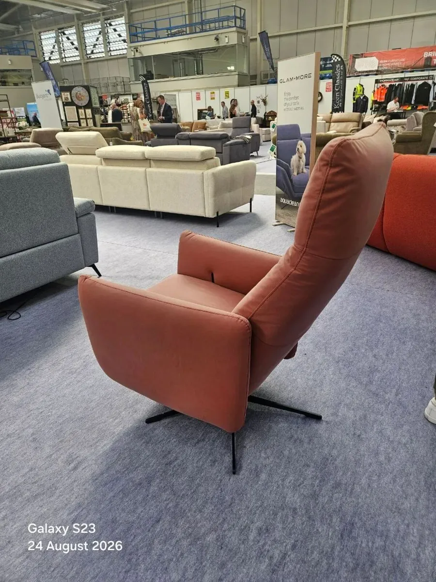 GENT- Swivel Recliner Armchair in 2 modes by Glamo - Image 2