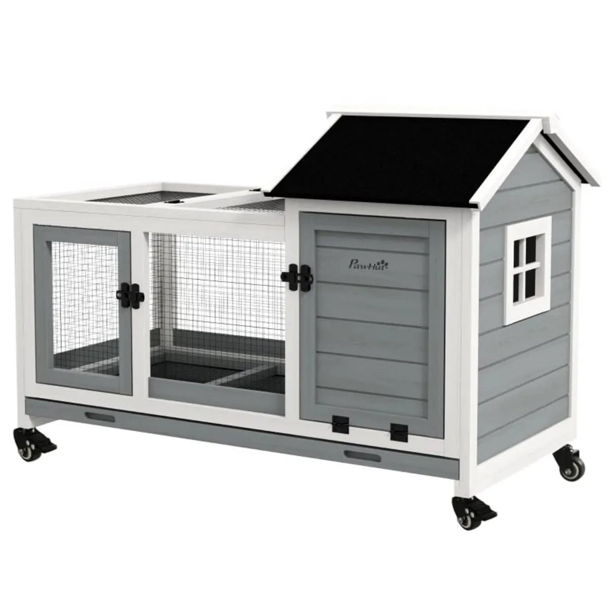 Wooden Rabbit Hutch, Guinea Pig Cage, with Removab - Image 1