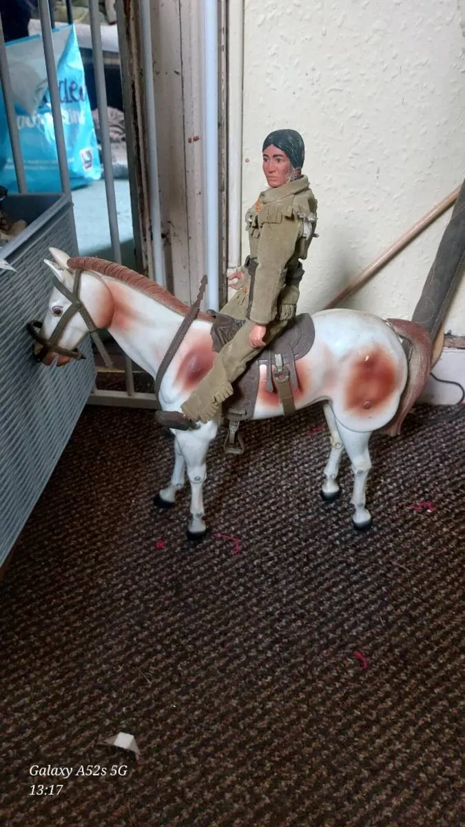 Vintage toys. Lone ranger and Tonto. - Image 2