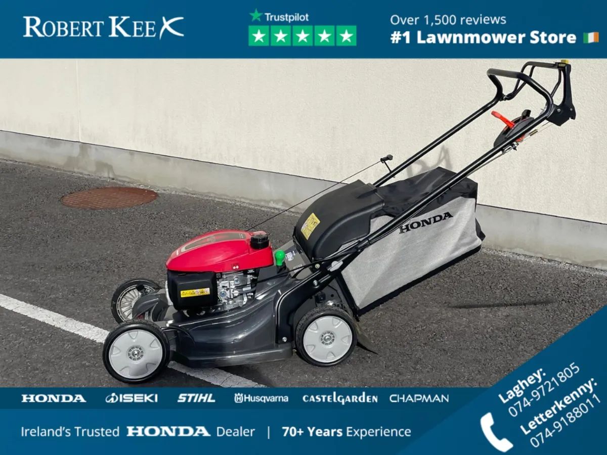 DEMO Honda HRX537 HYE Rotary Lawn Mower - Image 1
