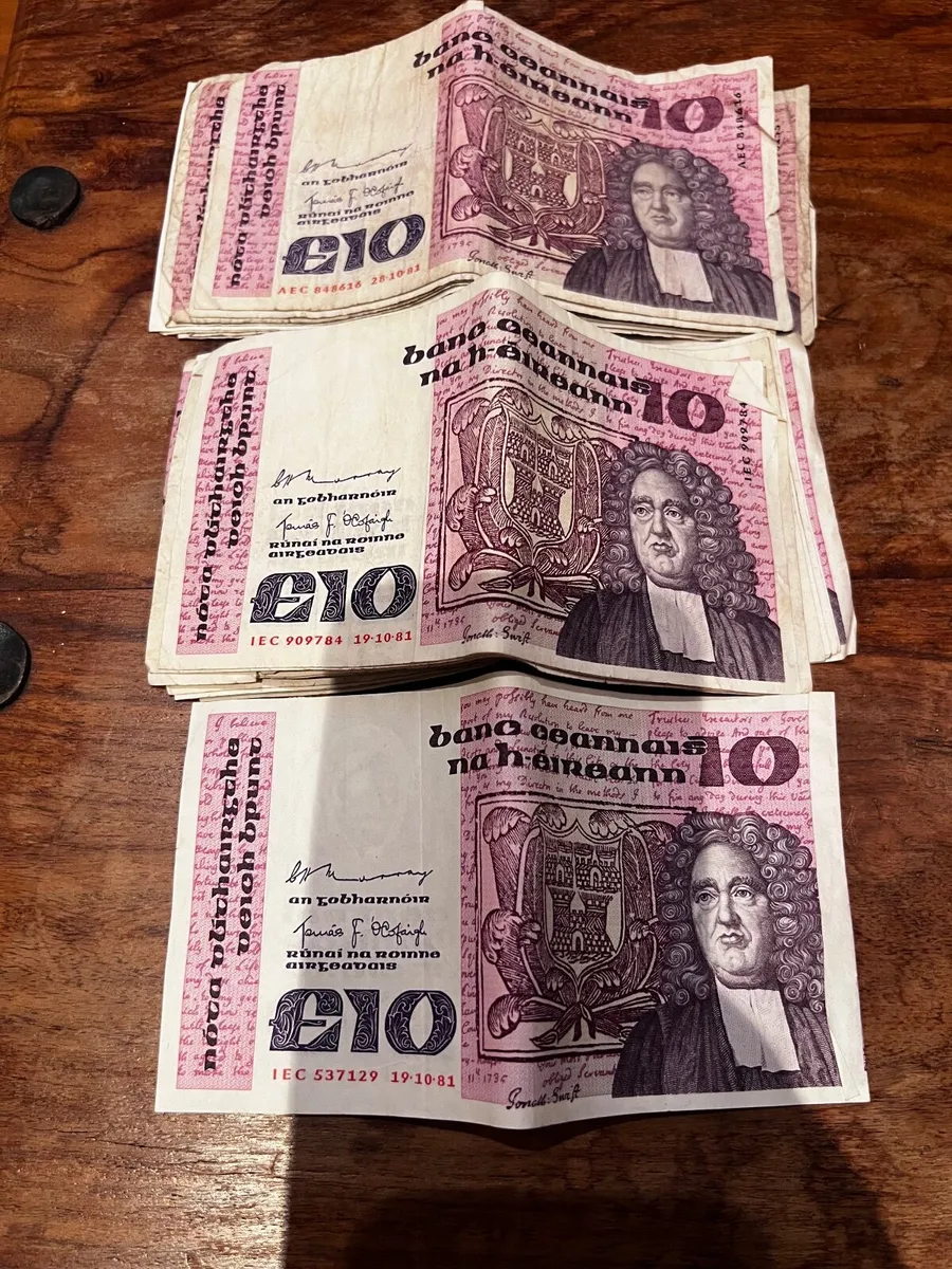 Series B £10 "Jonathan Swift" Irish Pound (Punt) - Image 2