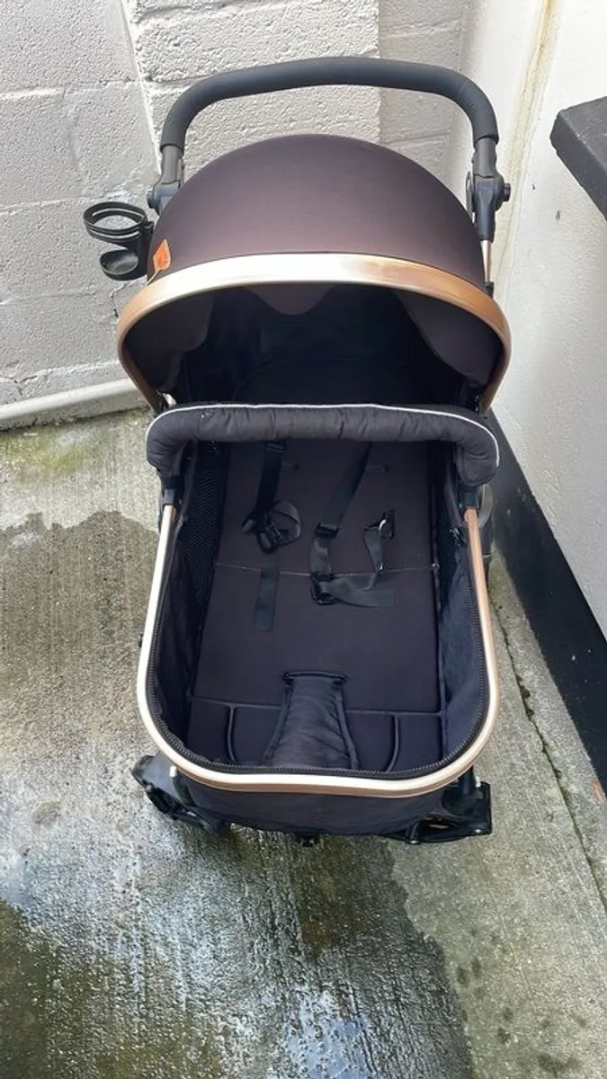 Elegant baby stroller 3 in1 - Image 2