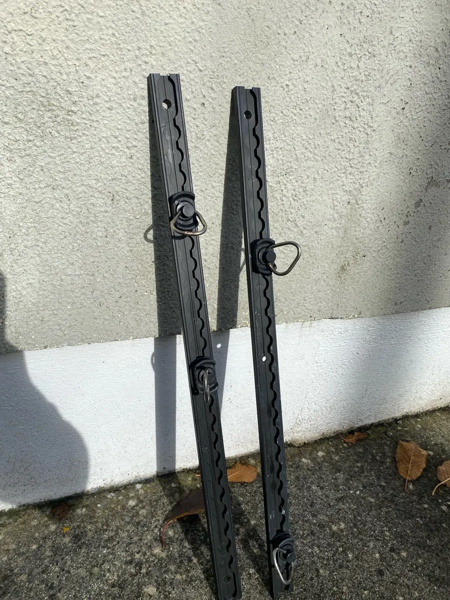 Pair of Metal L-Track Tie Down Rails for van - Image 1