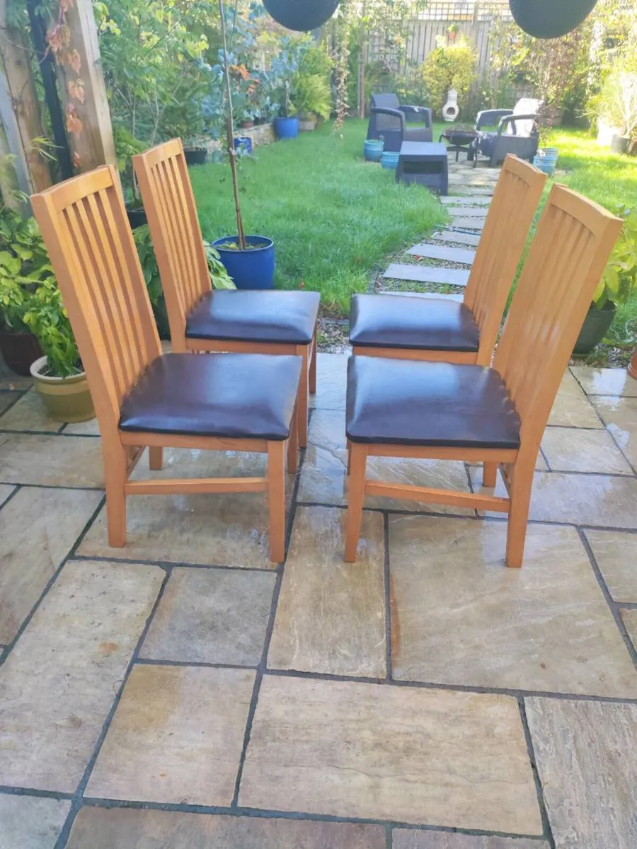 4 kitchen dining chairs - Image 3