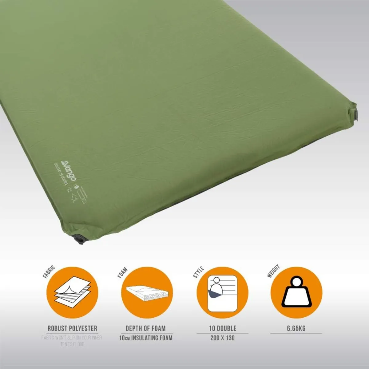 Odyssey Double Self Inflating Camping Mat - Image 2