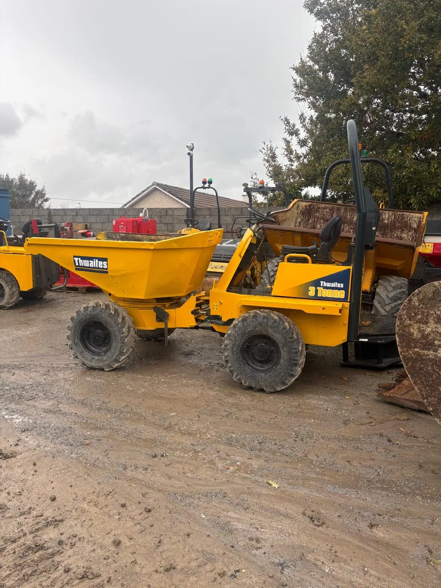 2018 3 ton Thwaites Hydro dumper (Choice) - Image 1