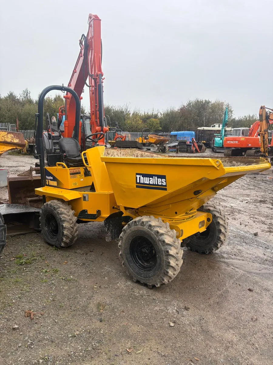 2018 3 ton Thwaites Hydro dumper (Choice) - Image 3
