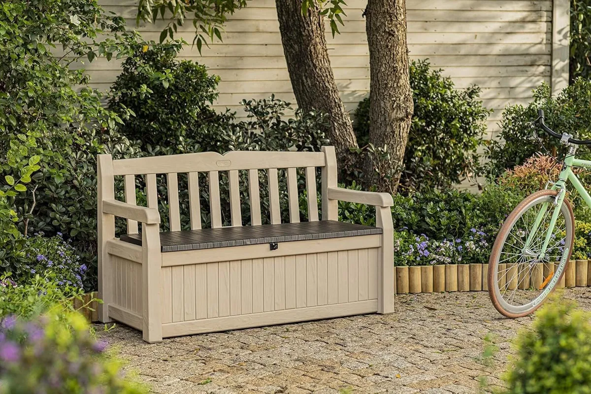 Bench 265L Outdoor 60% Recycled Garden Furniture - Image 2