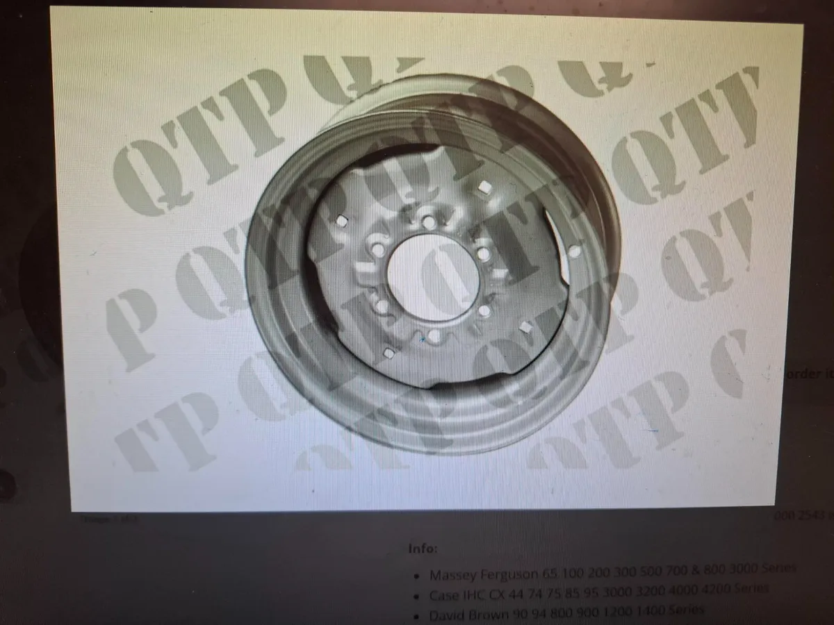 FRONT WHEEL RIMS X 2  550X16