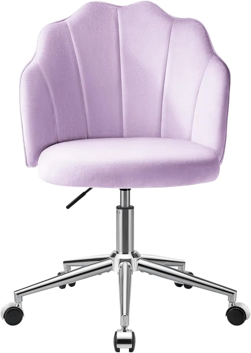 Vanity Chair for Dressing Table with Wheels - Image 1