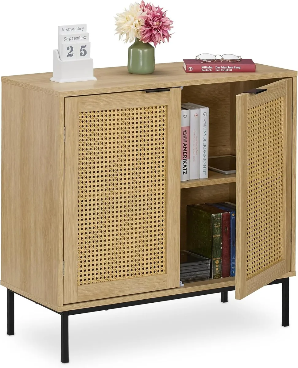 Sideboard 76x80x35CM Kitchen Storage Cabinet - Image 1