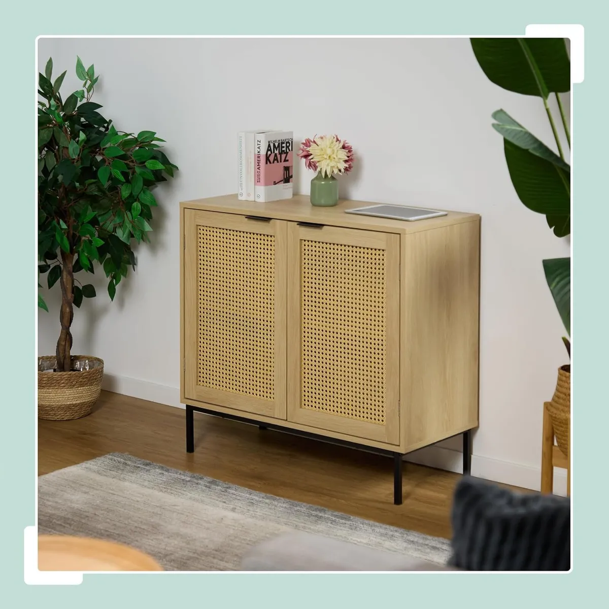 Sideboard 76x80x35CM Kitchen Storage Cabinet - Image 2