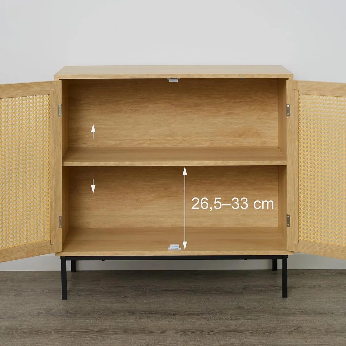 Sideboard 76x80x35CM Kitchen Storage Cabinet - Image 3