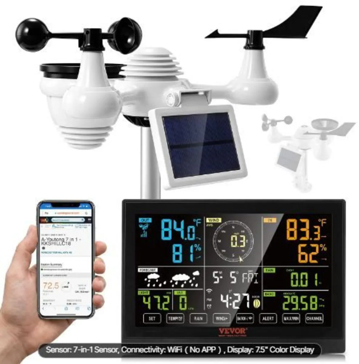 7-in-1 Wi-Fi Weather Station - Image 4