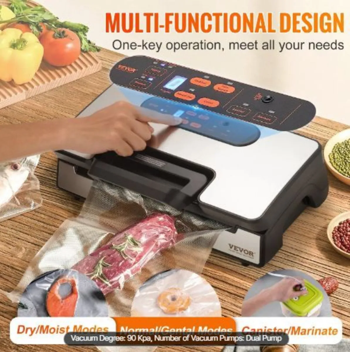 Vacuum Sealer Machine Food Preservation - Image 1
